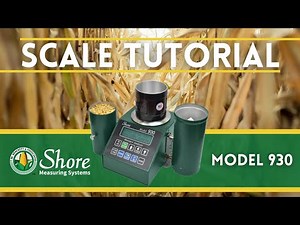 Shore 930 Moisture Tester Scale Tutorial