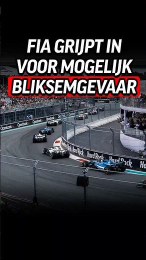 FIA grijpt in bij dreigend noodweer in Miami met bliksemprotocol #f1 #formula1 #f1news