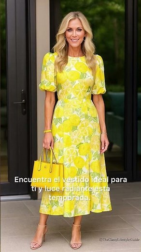 Vestidos Floreados Moda para Señoras de 50 y 60 años🌼