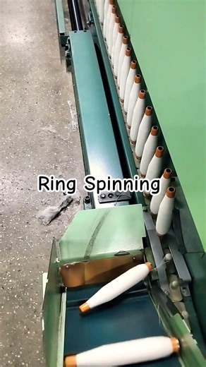 Ring Spinning #RingSpinning#RingFrame#machine #factory