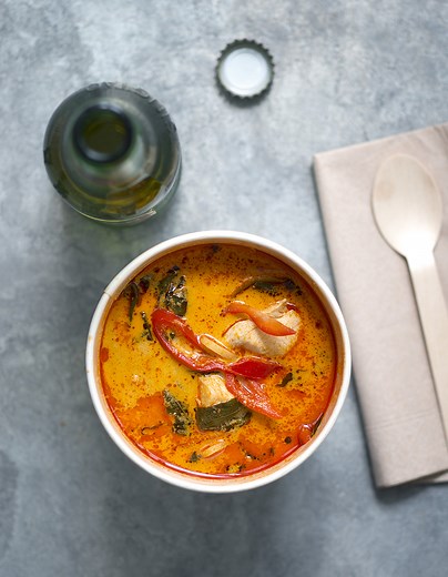 Curry de poulet aux pousses de bambou pour 2 personnes - Recettes - Elle à Table