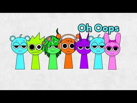 Sprunki Logo Bloopers 1:sprunki in the vanguard colors