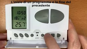 Programmazione Cronotermostato Avidsen 103954