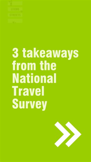 Walking rates are up, according to today's National Travel Survey data - but the government is failing to meet the target of 55% primary school children walking to school. The problem? Streets are not safe for walking. | Living Streets