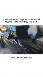 Engine Cold Starts on Instagram: "2006 LBZ 6.6L Duramax #reels #coldstart #viral #explorer #lbz #lbzduramax #duramax #2006 #2006duramax #diesel #dieselpower #dieselexhaust #dieseltrucks"