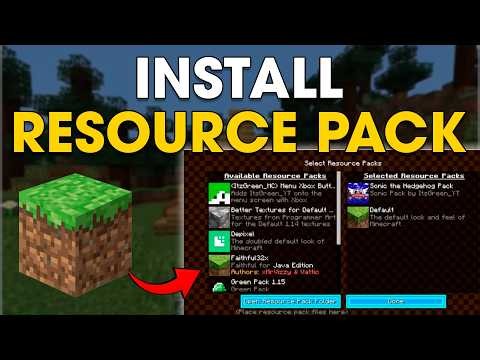Minecraft - How To Install Custom Resource Pack (Easy Guide) 2026
