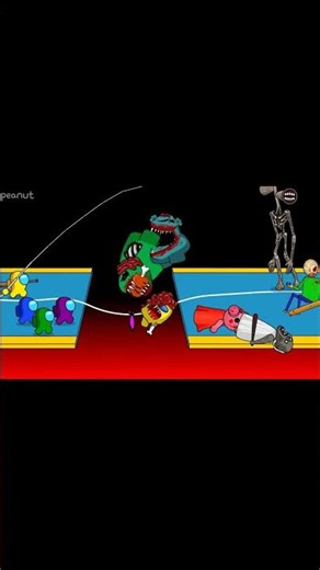 👹 Among Us Scary Monster Chase | Epic Animation