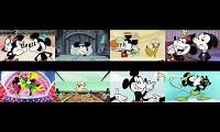 Mix of 8 videos from youtube : Mickey Mouse Season 4 (8 shorts at once) #2