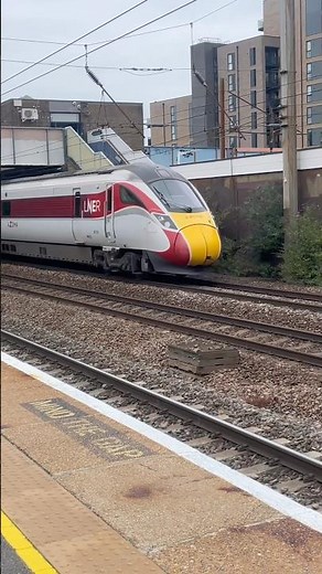 LNER Class 801 passes through Hornsey #train #trainspotting #shorts