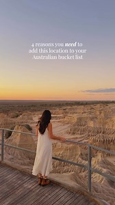 We're making it easy for you. 😉 4 reasons why you need to visit Mungo National Park in Outback NSW. Did you know Mungo National Park was once Lake Mungo, a life giving lake that sustained Aboriginal communities for tens of thousands of years? 🤯 There is so much rich history here, it needs to be on your bucket list for more reasons than one. Plan ahead and check the NSW National Parks and Wildlife Service website for the latest park details and alerts. #NSWparks 📷: IG/ lolahubner for Visit NSW