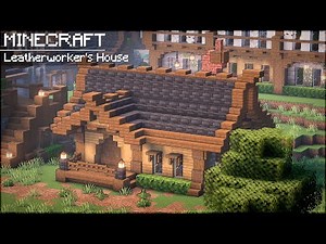 The EASIEST Villager's House for your Survival | Leatherworker's House | Medieval Village