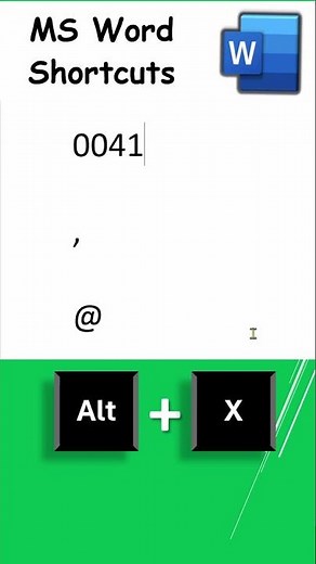 Find Unicode Character Codes in SECONDS with Keyboard Shortcuts in MS Word