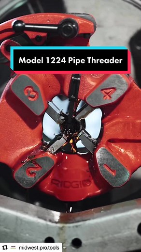 RIDGID Model 1224 Pipe Threader Showcase
