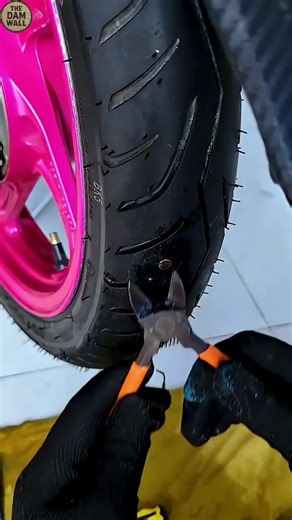 338K views · 920 reactions | Quick & Easy Permanent Flat Tire Repair for Drivers  #flat #tire #repair #kit #craft #fblifestyle | The Dam Wall | Facebook