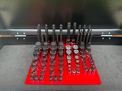 Blue Point (snap On) 87 Piece Torx and Hex Bit Socket Set Tray - Organiser | Drawer Organiser | Toolbox Organiser | Mechanic Gift | Dad Gift - Etsy