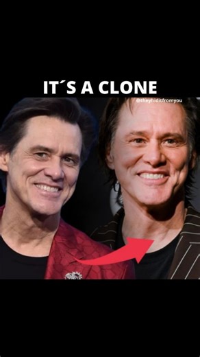 CONTROL MATRIX 👁️ on Instagram: "Jim Carrey didn’t disappear. He was replaced—transformed from rebel to puppet in the theater of control. Once known for his raw energy, unpredictable humor, and spiritual awakenings, Jim Carrey’s public person took a drastic turn. Interviews became cryptic. His face changed. His voice flattened. And some theorists now claim: the man we see is no longer the original—but a clone, a manufactured vessel serving elite agendas. 🕯 It’s not evolution. It’