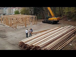 Couple Builds OFF-GRID CABIN in the Michigan Forest | Start to Finish by ‪@OffgridwithJayandJen‬