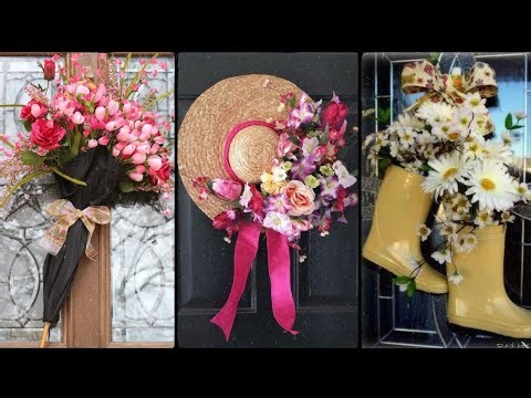 Spring Door Decore Ideas - Easy and Beautiful Spring Door Decorating ideas