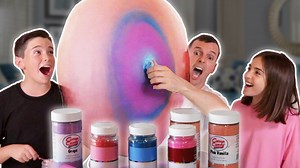 706K views · 5.2K reactions | 3 Colors of Giant Cotton Candy Challenge! | Eh Bee Family | Facebook