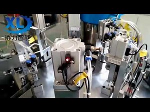 Spring loaded connector automated assembly machine