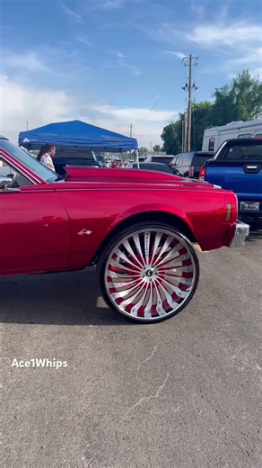 Candy Red Box Chevy on 30’s Forgios