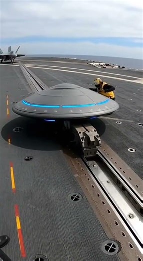 This is the day it landed on the carrier deck off the coast.#UFOFlyover #SanDiegoCarrier #AlienVisit