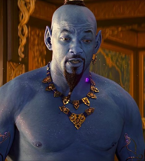 POV: Aladdin uses his final wish for the Genie! ☠️😎 #shorts #aladdin #genie #willsmith #usa #disney