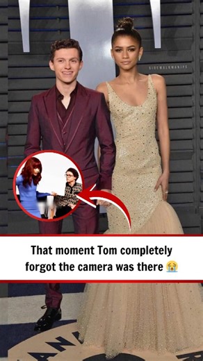 That moment Tom completely forgot the camera was there 😭 #tomholland #zendaya #tomdaya