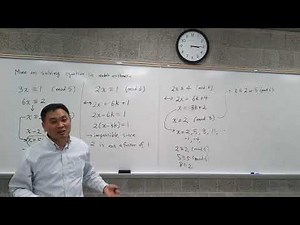 More on solving equations in modulo arithmetic