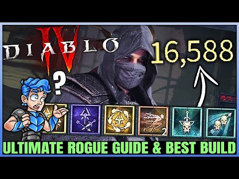 Diablo 4 - Rogue Best Highest Damage Build - Full Skills, Armor & Weapons Guide - Tips & Tricks!