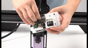 Watch How to install the module on the laser engraver on Amazon Live