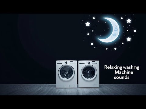 Full Night Sleep with Dryer & Washing Machine Sounds | Black Screen