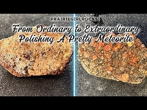 How To Polish A Meteorite, NWA 15437, Rocks On The Ground