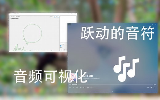 [程序演示] C# 音频可视化