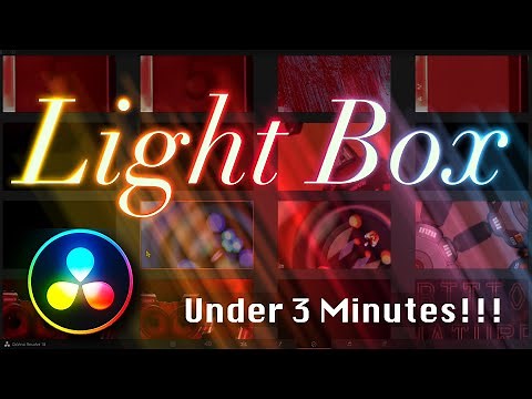 How to use LightBox in DaVinci Resolve