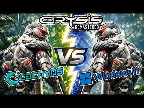 Crysis Remastered - Linux vs Windows | RX 9070 XT | 1440p Max & Medium + Raytracing