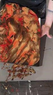 Lava Dance #fluidart #paintingtechniques #art #fluidartist #abstractart