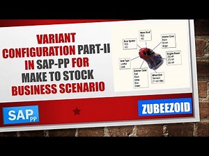 Variant Configuration (Part-2) In SAP PP with a Business Example of Automotive Industry.
