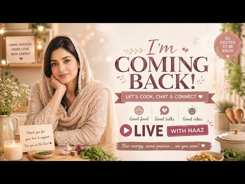After a little break… I’m finally BACK💖LIVE 💖 | Let’s Cook, Chat & Connect join sharp #live