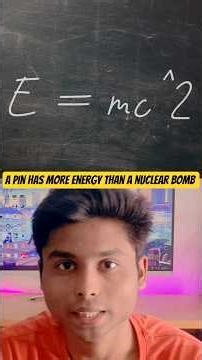 A Pin has more energy than Hiroshima nuclear bomb #facts #viral #reels