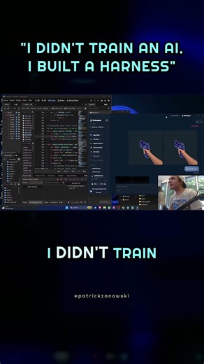 "I didn't train an AI. I built a harness"
