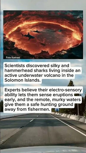 Sharks Living Inside an Active Underwater Volcano? Science Says Yes! 🌋🦈