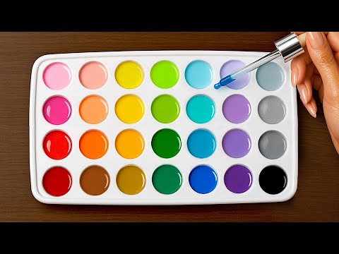 OMG! Making 45 New Colors with Only 3 Primary Colors!