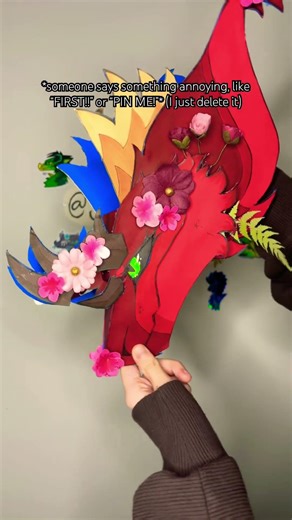 I am the grammar police #sunsetsigma #paperdragon #dragonpuppeteer #dragonpuppets