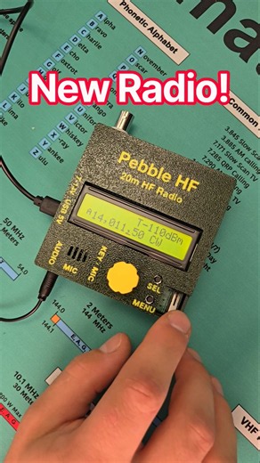 New QRP Radio! #hamradio #morsecode #hobby #practice #technology