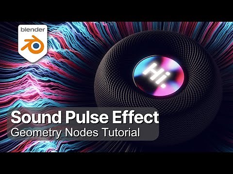 BLENDER GEOMETRY NODES TUTORIAL - Sound Pulse Effect