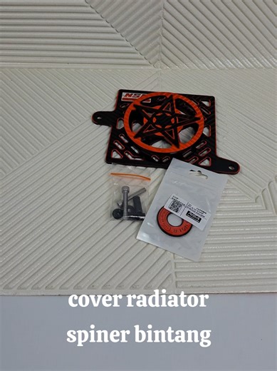 High-Quality Black Series Bintang Radiator Cover Spinner