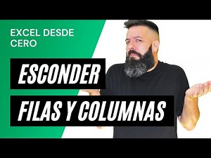 Esconder columnas y filas | Curso Excel desde Cero