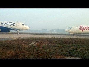Jet Airways plane skids; Indigo and SpiceJet avert collision at Delhi airport