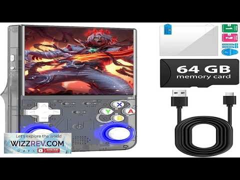 R36 Ultra Retro Handheld Game Console with 4.0 Inch IPS Screen Preloaded 20000+